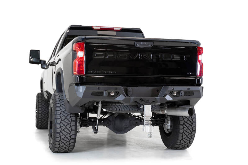 Chevrolet Silverado 2500 Bumper - Rear - Addictive Desert Designs - Bomber HD - Hammer Black - `20-`27